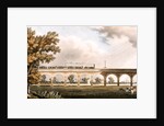 London to Greenwich Railroad showing the viaduct, engineered by George Landman by English School