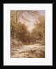 The Lane: Winter's Morning by George Alfred Williams