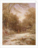 The Lane: Winter's Morning by George Alfred Williams