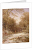 The Lane: Winter's Morning by George Alfred Williams