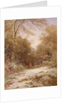 The Lane: Winter's Morning by George Alfred Williams