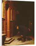 Whose traces in the snow? by Carl Kronberger