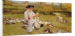 Feeding Ducks, 1883 by Edward Killingworth Johnson
