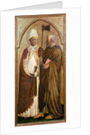 A Pope and St. Matthias, c.1428-29 by Tommaso Masolino da Panicale