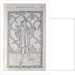 Facsimile of the frontispiece from the first German edition of Marco Polo's Book, Nuremberg by German School