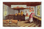 Kitchen of the Hotel St.Lucas, in the Hoogstraat, Rotterdam, 1834 by Mary Ellen Best