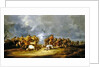 A Calvary Charge: mounted troops attacking a musket block by Benjamin Gerritsz. Cuyp