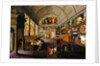 The interior of a picture gallery by Hendrik the Younger Steenwyck