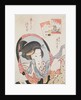 Woman at her Mirror. by Kikukawa Eizan