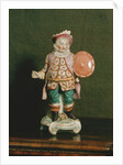 A Derby figure of Falstaff by School English