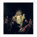The Incredulity of St. Thomas by Rembrandt Harmensz. van Rijn