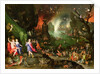 Orpheus Playing a Harp to Pluto and Persephone in the Underworld by Jan the Elder Brueghel