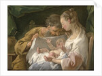 The Holy Family, 18th century by Noel Halle