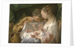 The Holy Family, 18th century by Noel Halle