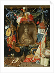 Ecclesia Surrounded by Symbols of Vanity by Jan van the Elder Kessel