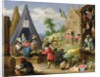 A Monkey Encampment by David the Younger Teniers