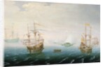 Shipping on Stormy Seas by Aert van Antum