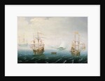 Shipping on Stormy Seas by Aert van Antum