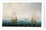 Shipping on Stormy Seas by Aert van Antum