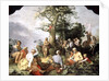 St. John the Baptist preaching by Abraham Bloemaert