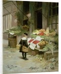 Little Boy at the Market by Victor Gabriel Gilbert