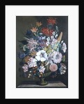 Still life with flowers, 18th century by J.A. Simson