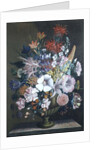Still life with flowers, 18th century by J.A. Simson