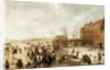 A Scene on the Ice near a Town, c.1615 by Hendrik Avercamp