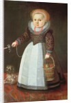 Young Child with a Dog by Johan Cornelisz van Loenen