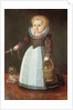 Young Child with a Dog by Johan Cornelisz van Loenen