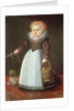 Young Child with a Dog by Johan Cornelisz van Loenen