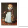Young Child with a Dog by Johan Cornelisz van Loenen