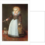 Young Child with a Dog by Johan Cornelisz van Loenen