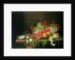 Still Life of Oysters and Lobsters by Reynier van Gherwen