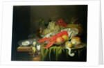 Still Life of Oysters and Lobsters by Reynier van Gherwen