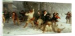Snowballing, 1865 by John Morgan