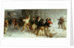 Snowballing, 1865 by John Morgan