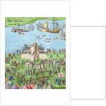 The sinking of the Mary Rose during the Battle of the Solent, 1545, 1778 by James (after) Basire