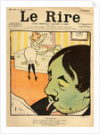 Humorous cartoon from the front cover of 'Le Rire', 22nd April 1899 by Lucien Metivet