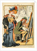 Phryne: caricature of an artist's model by Lucien Metivet