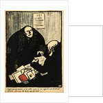 A guilty suspect tries to raise a question of police procedure by Felix Edouard Vallotton