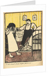A man reproaches his pregnant mistress by Felix Edouard Vallotton