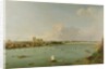 View of the Thames from South of the River by Antonio Canaletto
