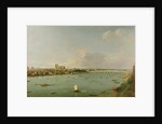 View of the Thames from South of the River by Antonio Canaletto