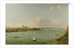 View of the Thames from South of the River by Antonio Canaletto