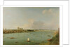 View of the Thames from South of the River by Antonio Canaletto