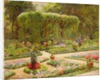 In the Garden, 1923 by Edouard Gaetan Charles Ansaloni