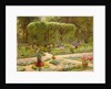 In the Garden, 1923 by Edouard Gaetan Charles Ansaloni