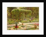 In the Garden, 1923 by Edouard Gaetan Charles Ansaloni