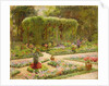 In the Garden, 1923 by Edouard Gaetan Charles Ansaloni